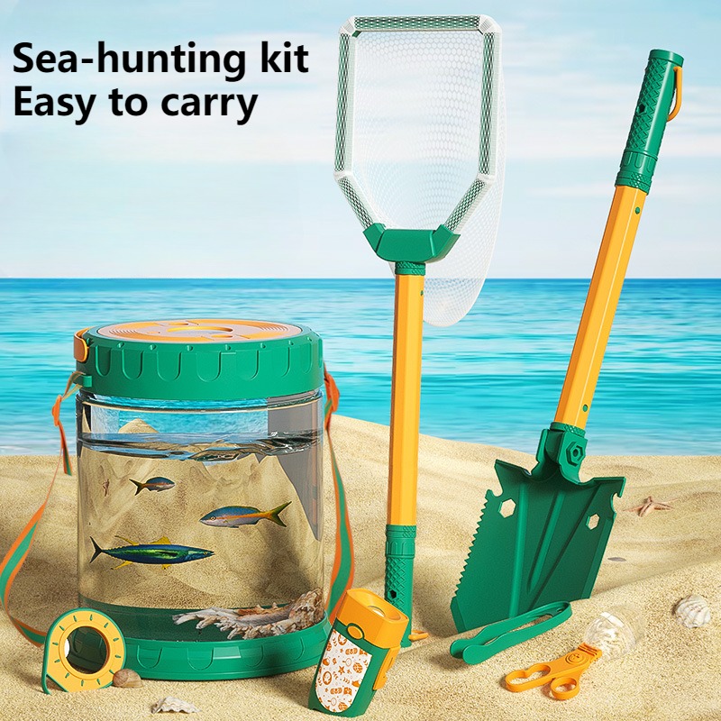 Outdoor Adventure With Kids - Tangkap Set mainan anak-anak di laut,
