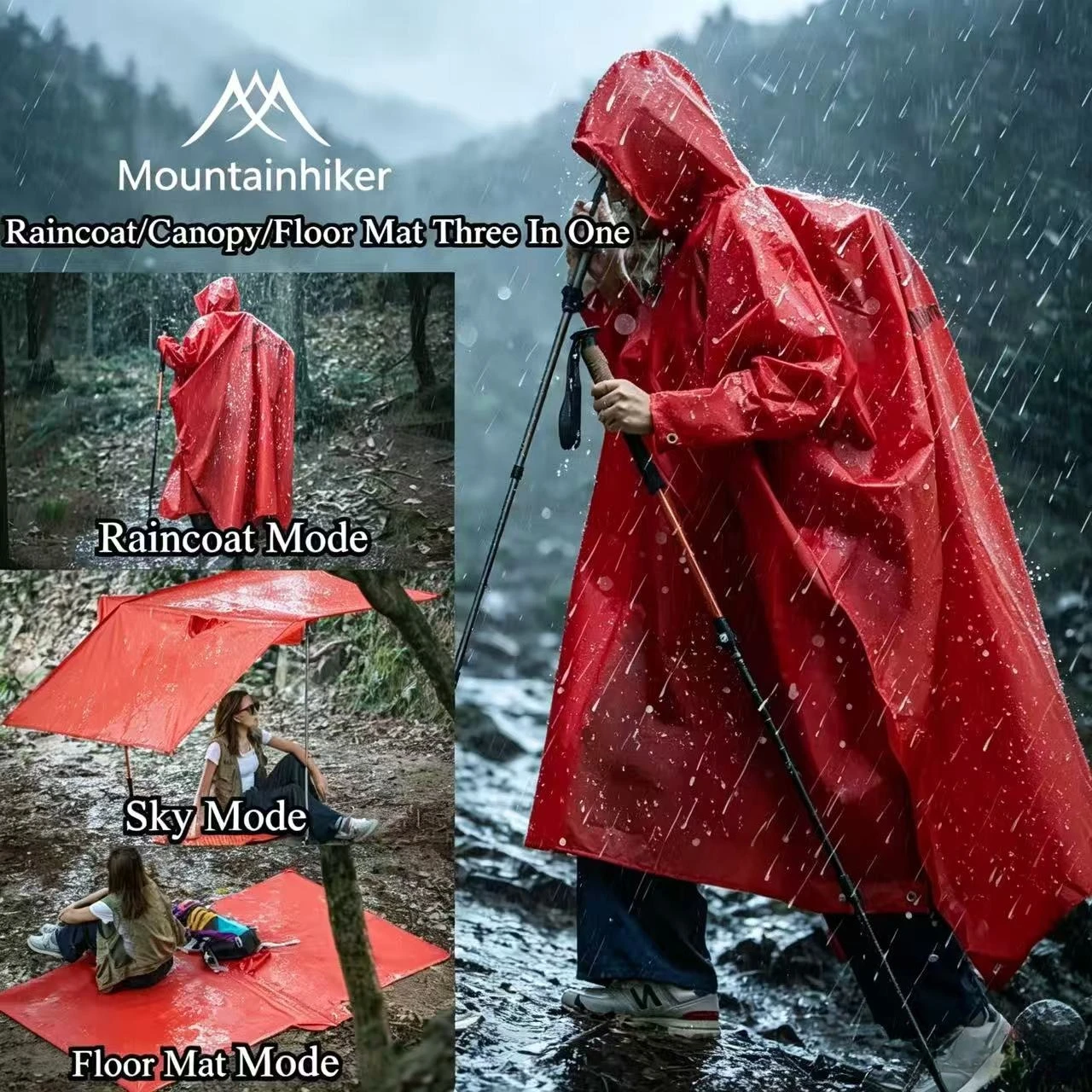 Outdoor Adventure Windbreaker - Jas Hujan Mountainhiker 3In1 oleh Ultra