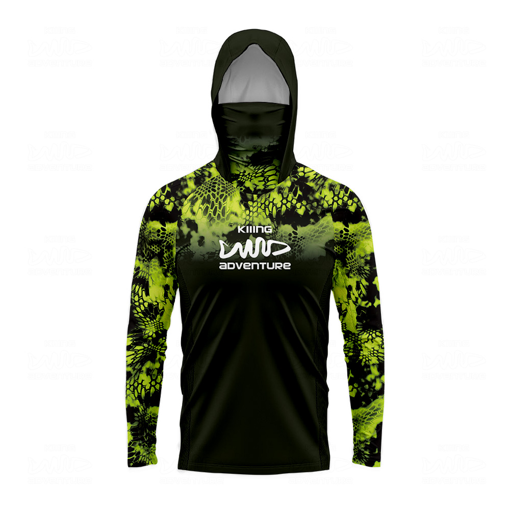 Outdoor Adventure Outfit - Kiiing Adventure Baju Pancing Berkerudung Motif