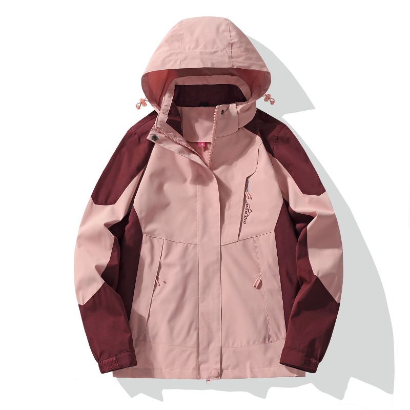 Outdoor Adventure Windbreaker - Jaket Berkerudung Wanita Jaket Tahan Air