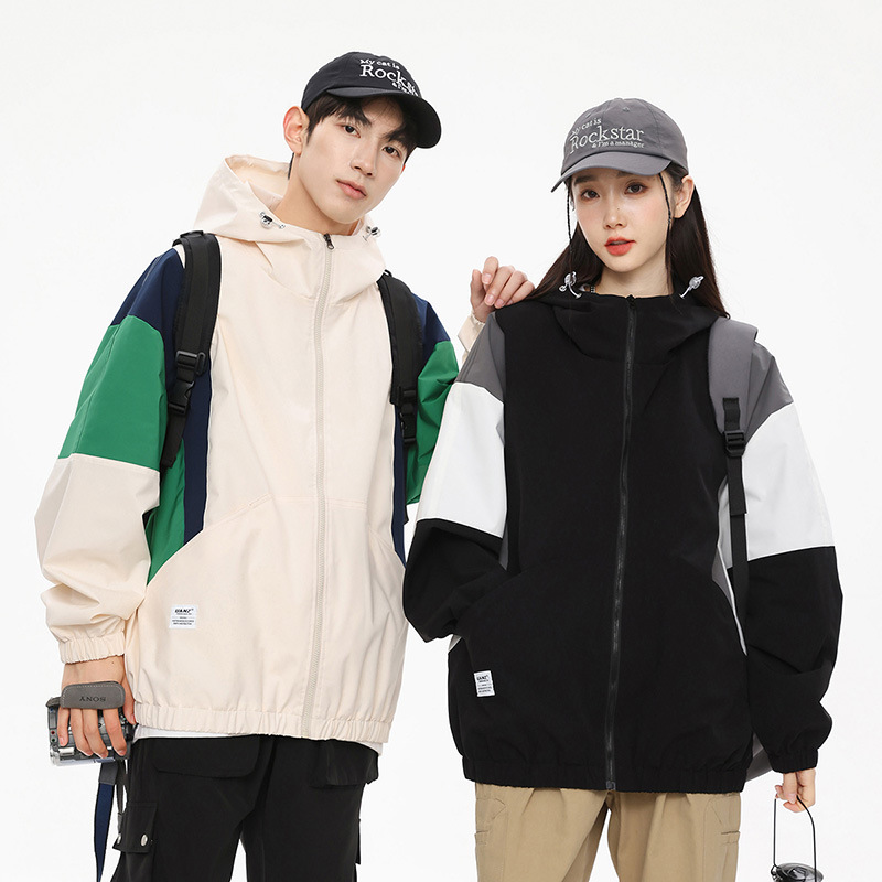 Outdoor Adventure Windbreaker - Jaket Angin Pria 2026 Musim Gugur