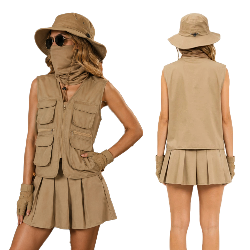 Outdoor Adventure Outfit - Pakaian Penjelajah Luar Ruangan Aksesori Topi