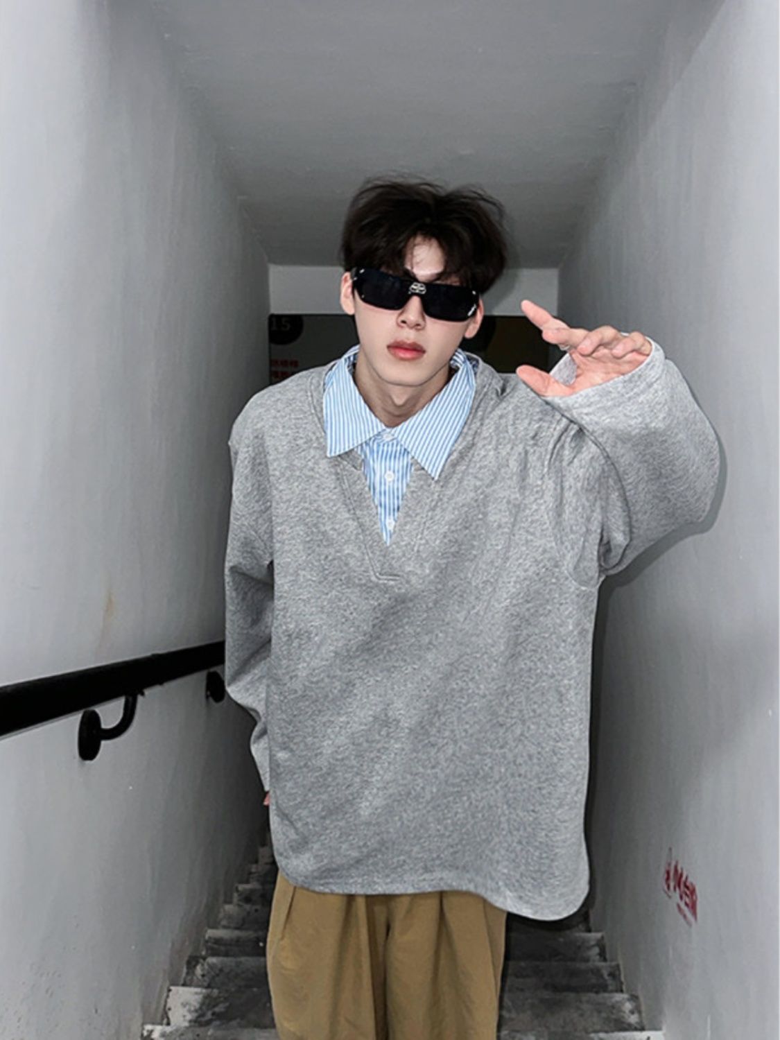Hoodie Pria Tanpa Topi Kpop un - Outdoor Adventure Windbreaker ulasan dan harga