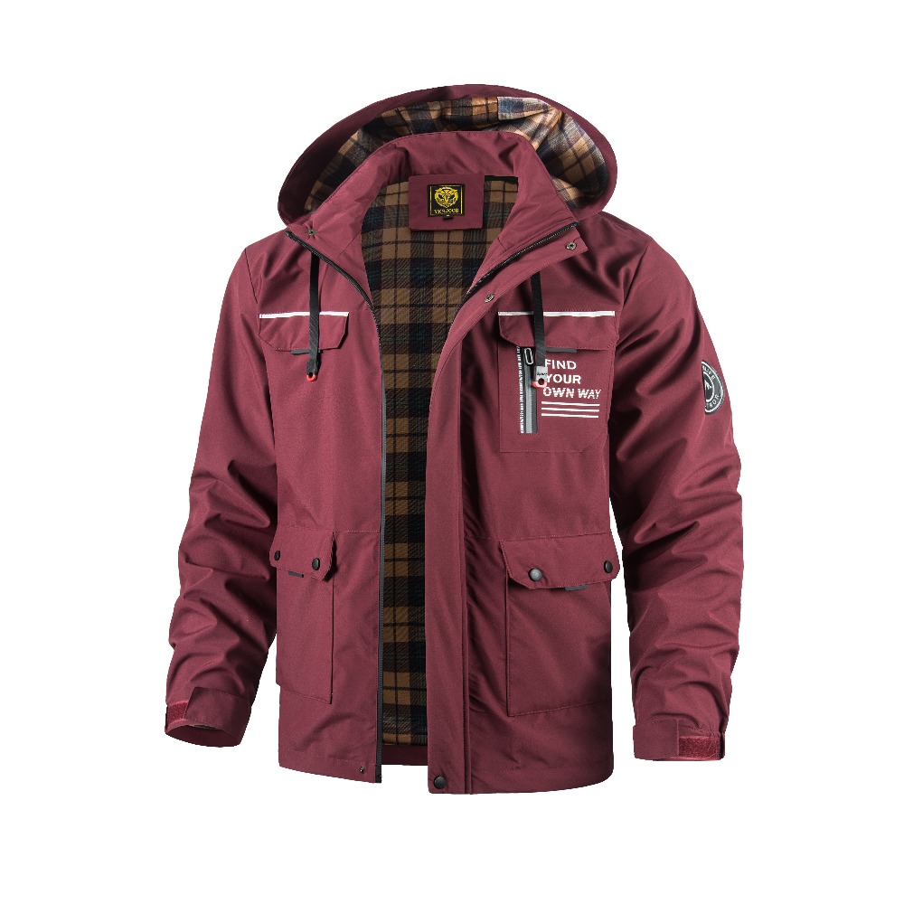Jaket Kasual Pria Musim Semi & - Outdoor Adventure Windbreaker ulasan dan harga