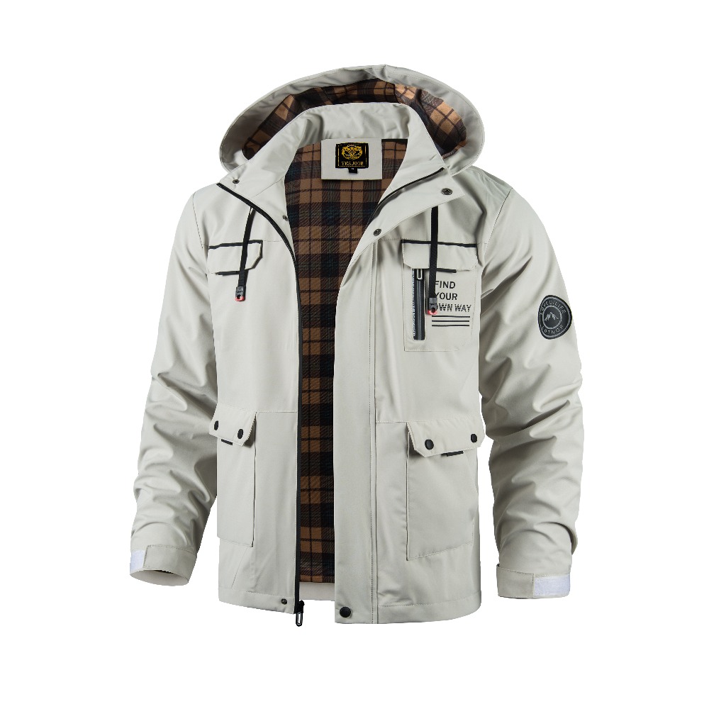 Jaket Kasual Pria Musim Semi & - Outdoor Adventure Windbreaker ulasan dan harga