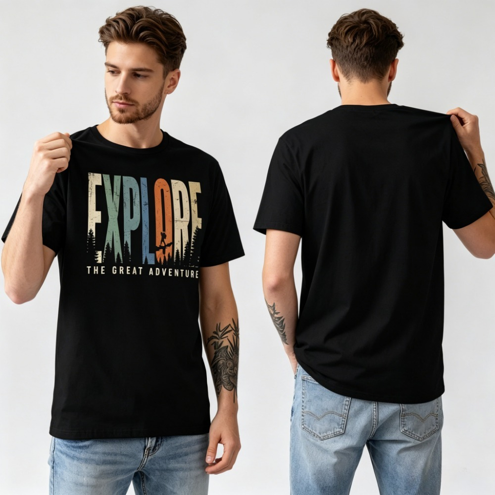 Kaos Petualangan Berkemah Jela - Outdoor Adventure Outfit ulasan dan harga