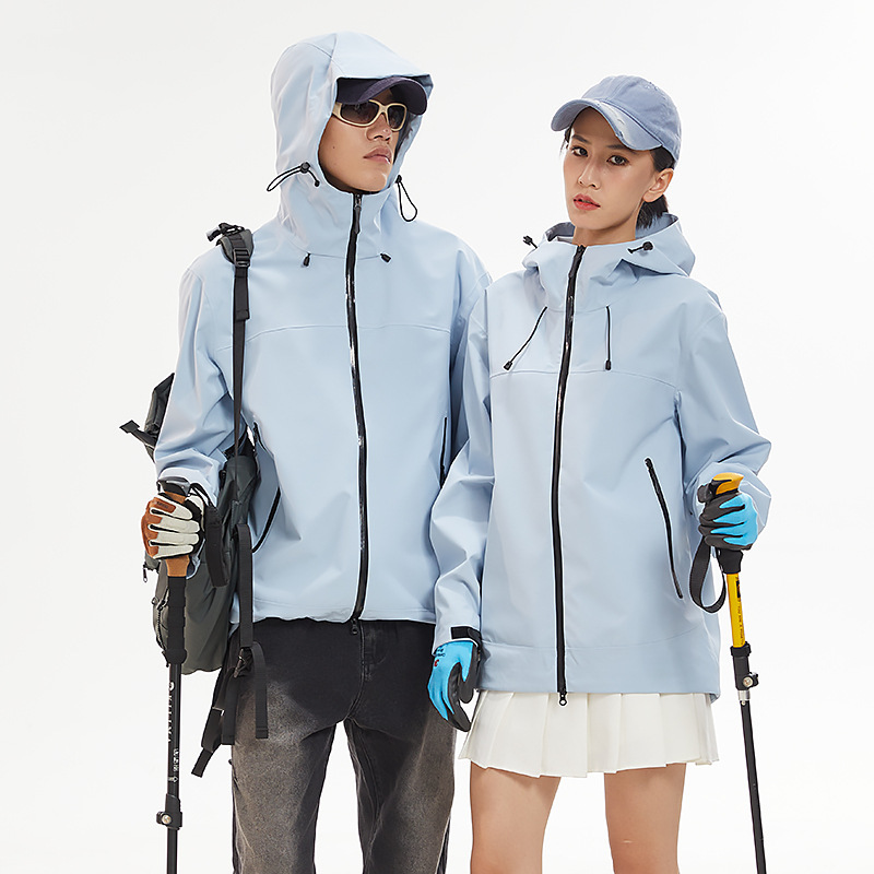 Jaket Hujan Pria Ringan Jaket  - Outdoor Adventure Windbreaker ulasan dan harga